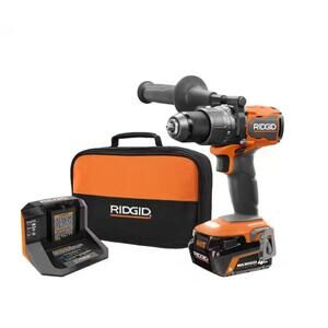 RIDGID 18V Brushless Cordless 1/2 in. Hammer Drill/Driver Kit